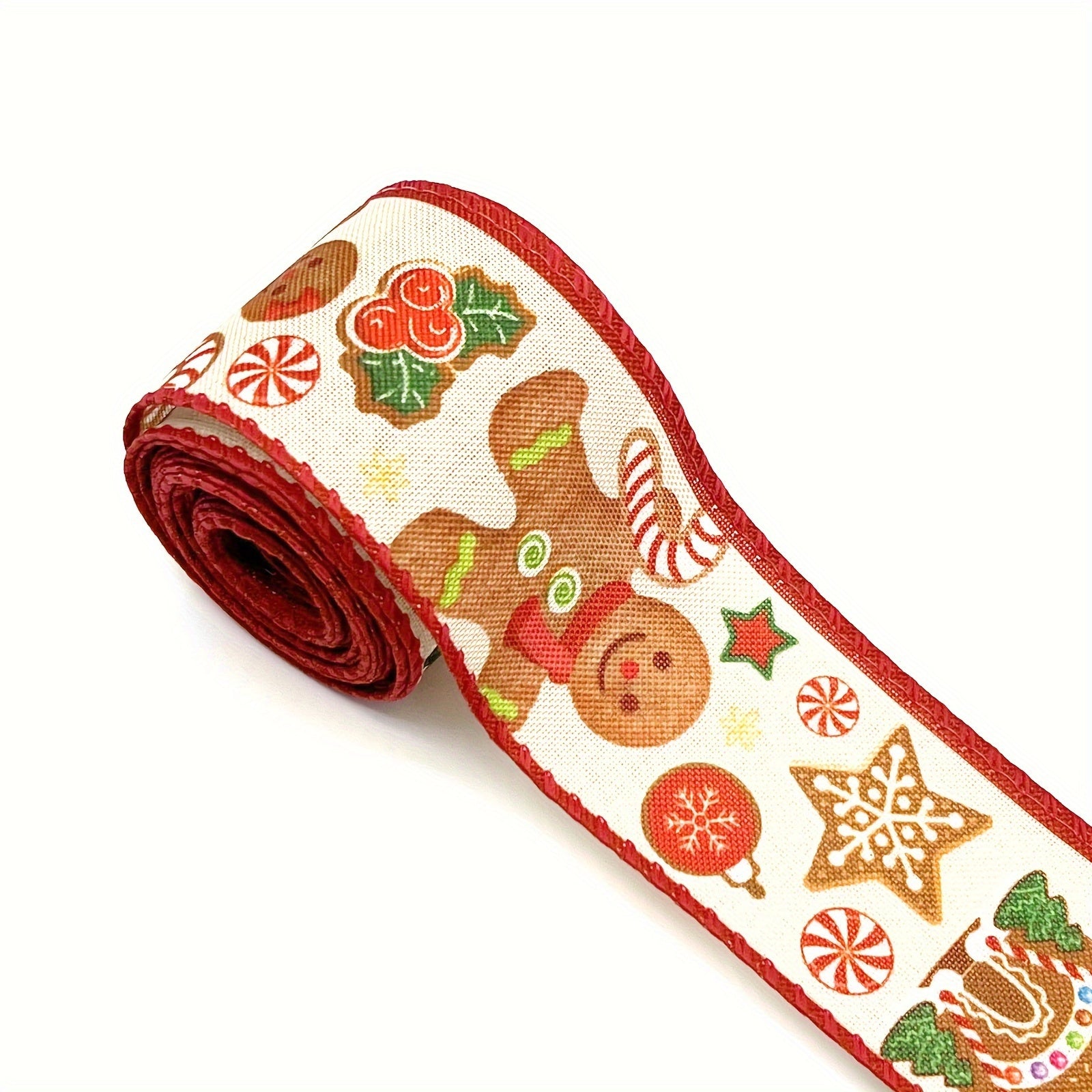 Christmas Ribbon Gingerbread Holiday Decor DIY