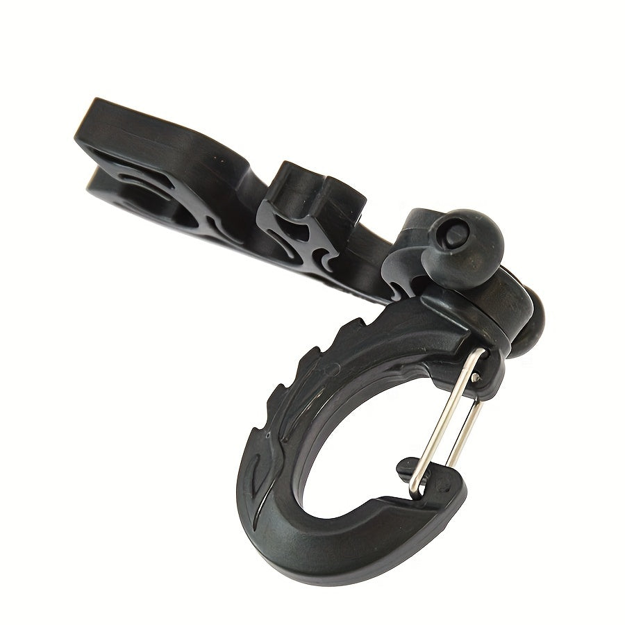 Diving Spare Secondary Head Fixed Clamp BC Low Pressure Pipe Clamp Hose Hook