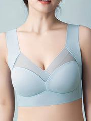 Mesh Wireless Bra Full Coverage Comfy