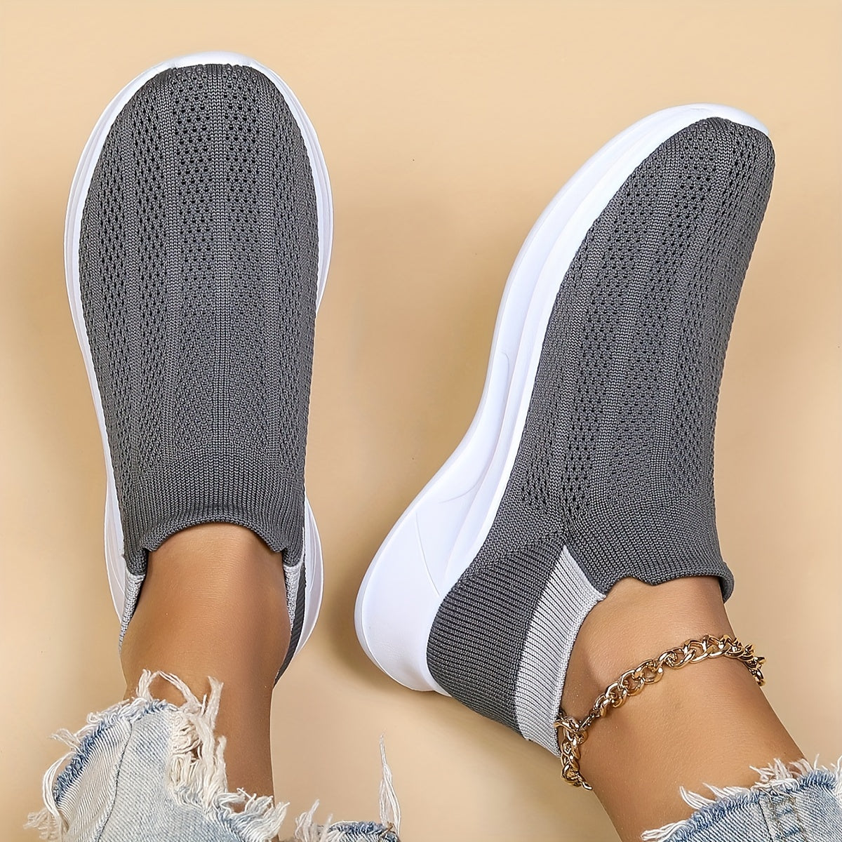 Women's Mesh Breathable Sneakers Lightweight Non-slip Sport Shoes