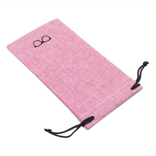 10pcs Waterproof Sunglasses Bags Unisex Print Glasses Cloth Bags