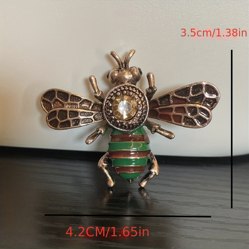 Vintage Bee Brooch Pin Men's Brooch