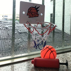 Mini Indoor Basketball Set for Kids and Adults with Pump
