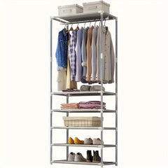 Modern Floor to Ceiling Coat Rack for Indoor Storage & Drying