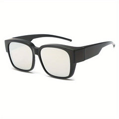 Myopia Glasses Cover Mirror Women's Polarized UV Sunglasses