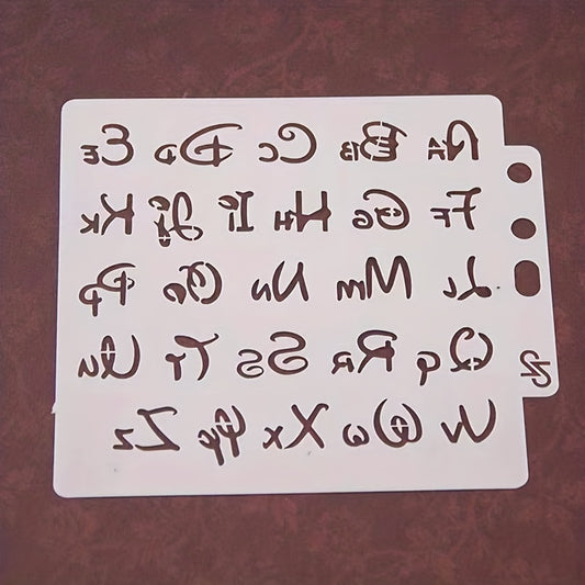 2pcs Alphabet Stencils Letter Stencil Lettering Alphabet Stencil Letters