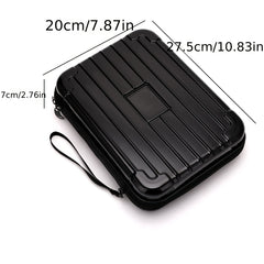 Hard Shell Cosmetic Case Mini Travel Bag For Toiletry Water Resistant