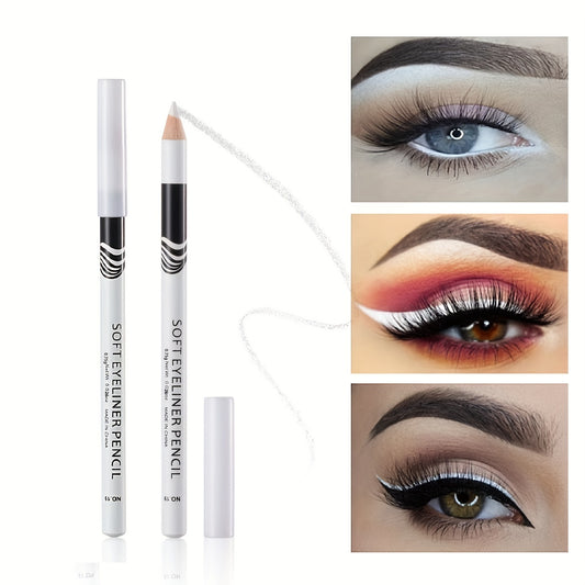 Soft Gel Eyeliner Pencil Highly Pigmented Waterproof Brightening Eye Makeup