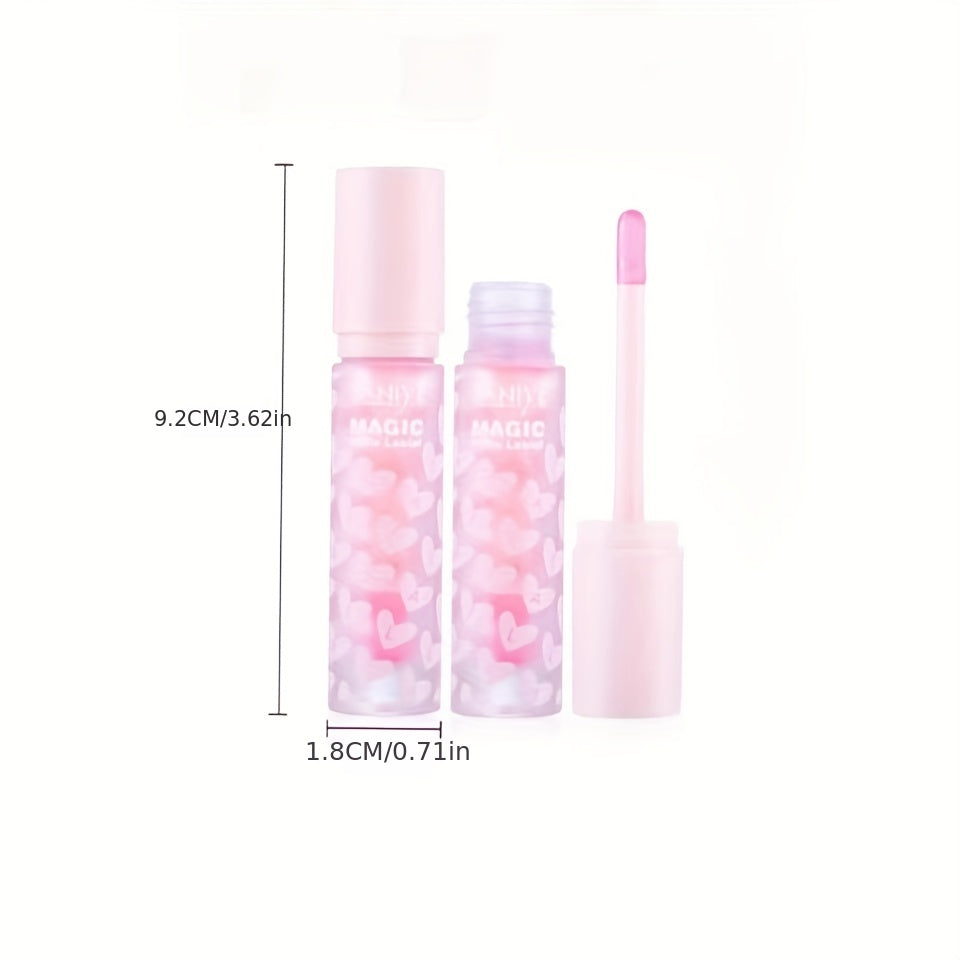 24K Golden Lip Glaze Moisturizing Lip Gloss Dry Flower Jelly Lip Glaze