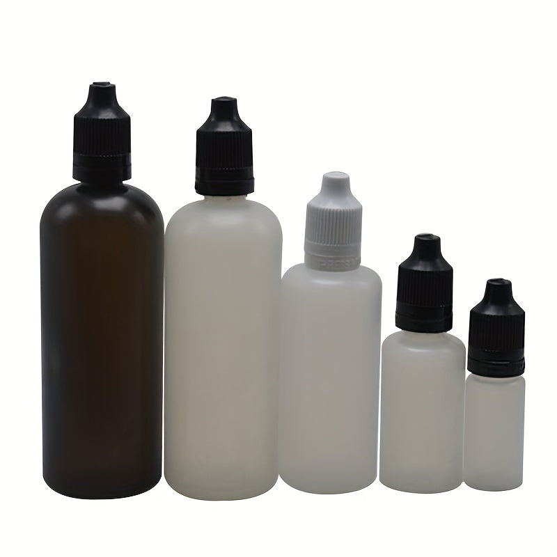 10pcs Plastic PE Dropper Bottles With Tamper Childproof Cap 10-120ML