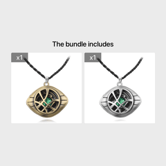 Retro Hip Hop Men's Eye Pendant Necklace Artificial Jewelry