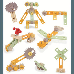 Wooden Kids Tool Set Portable Tool Bench Fun Pretend Play Set