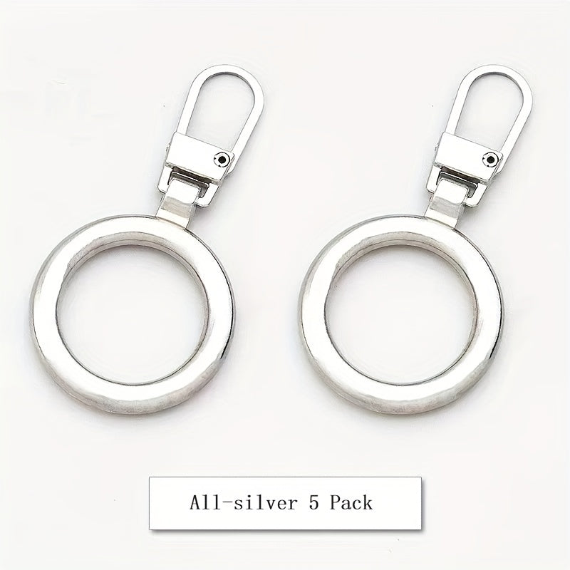 5pcs Metal Pendant Accessories for Box Bag Coat Shoes