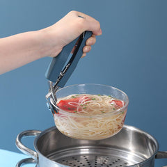 Stainless Steel Gripper Clip Foldable Anti-scalding Tray Lifter