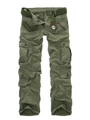 Men's Loose Washed Cargo Jeans Plus Size