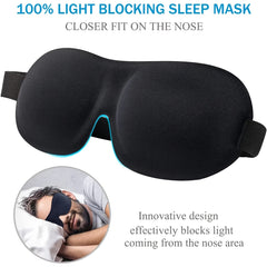 Lightweight 3D Eye Mask for Restful Sleep and Comfort