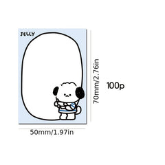 Small Animals Mini Brick Notepad 100P