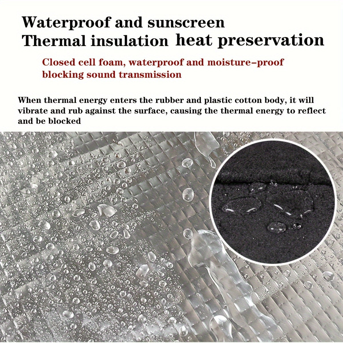 High Temp Resistant Insulation Cotton Adhesive Aluminum Foil, 50-300 Grid