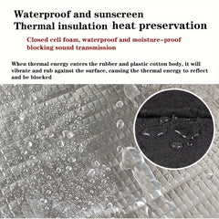 High Temp Resistant Insulation Cotton Adhesive Aluminum Foil, 50-300 Grid