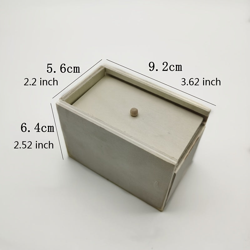 Wooden Spider Box Trick Joke Toy - Surprise Your Kids with Fun!