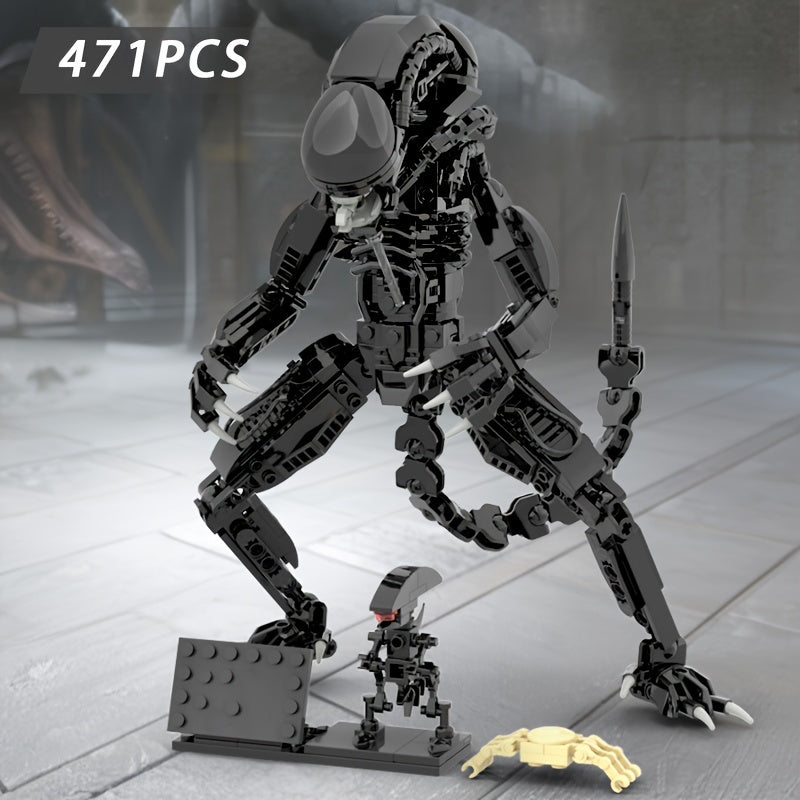 Alien Xenomorph Building Blocks Toy Set Party Decoration Accessory