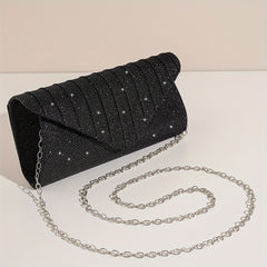 Glitter Shoulder Chain Bag Evening Clutch Wallet