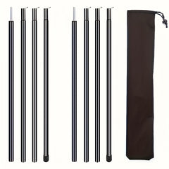 2PCS Telescopic Tent Poles Adjustable Waterproof Portable Pole