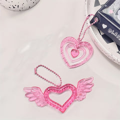 Heart shaped Keychain Pendant Bag Purse Ornament