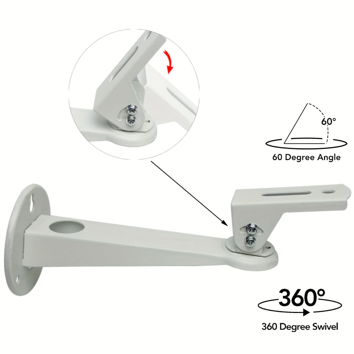 Metal Mini Projector Holder Wall Mounted Bracket, Load 4.99 KG