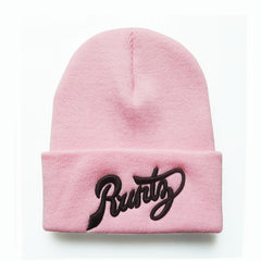 Embroidered Cold Hip Hop Knitted Hat