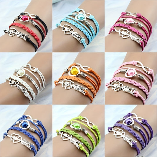Cupid's Arrow Infinity Pearl Bracelet