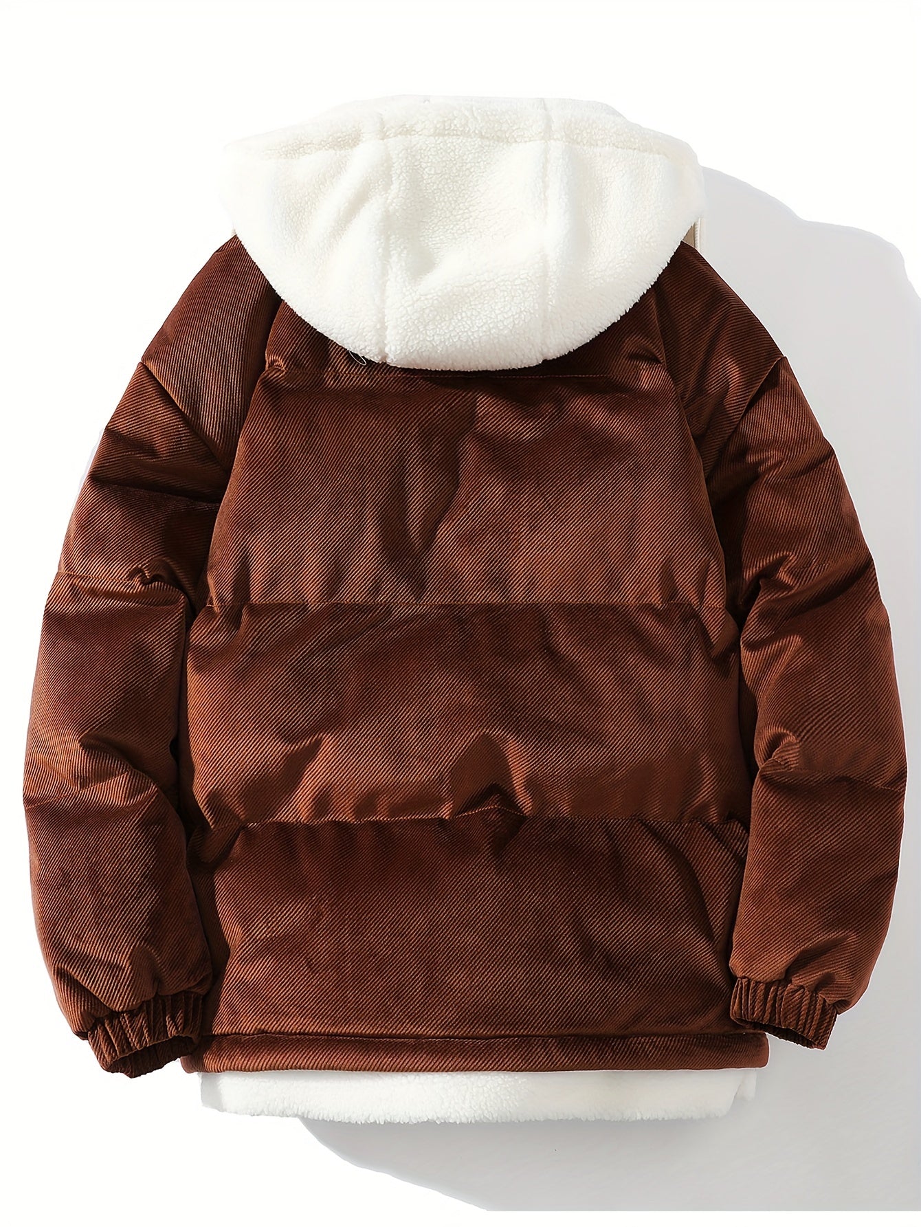 Men's Zip Up Hooded Jacket for Fall Winter