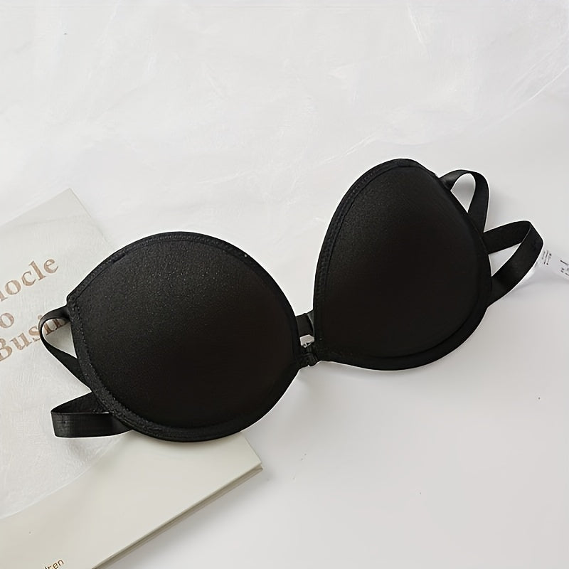 Strapless Push Up Bra Front Buckle T Shirt Bra