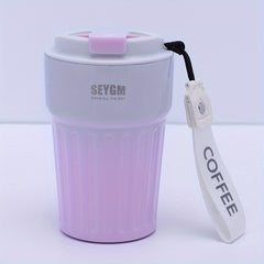 Stainless Steel Travel Coffee Mug 400ml Gradient Vacuum Water Cup