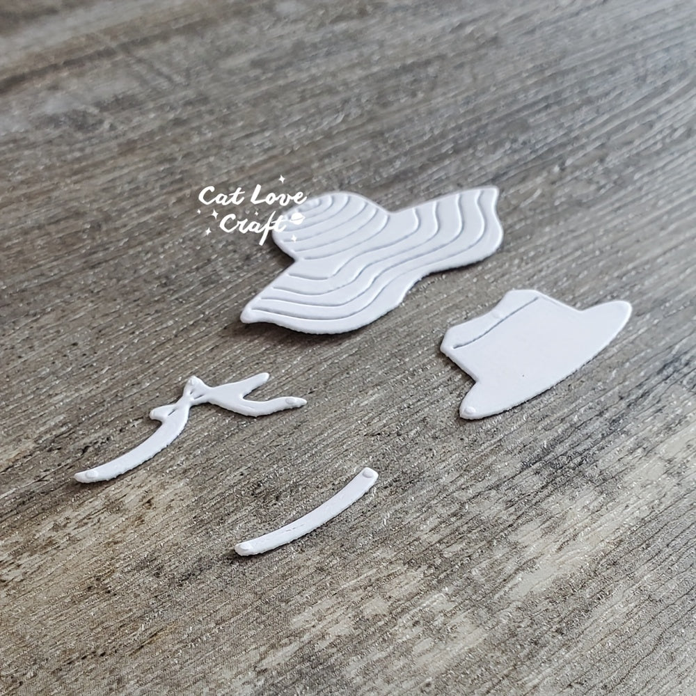 Catlove Summer Travel Hat Metal Cutting Dies DIY Craft