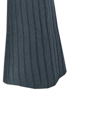  Ribbed High Rise Flared Leg Trousers