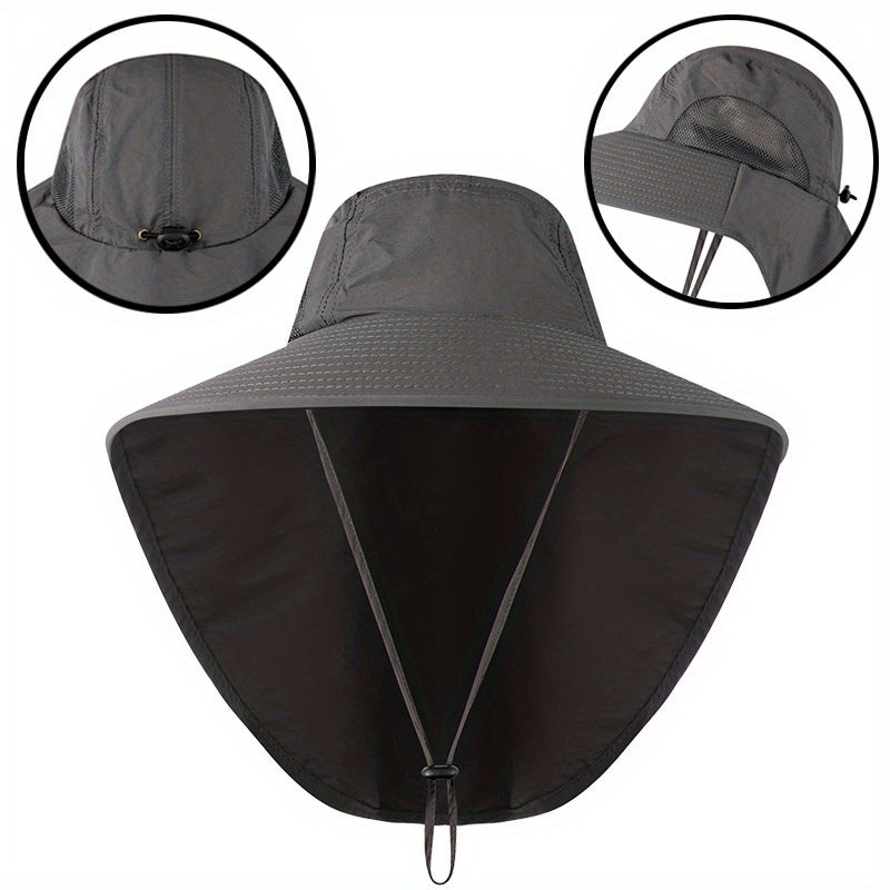 Outdoor Bucket Hat Men's Women's Summer Sunscreen UV Protection Fishing Hat