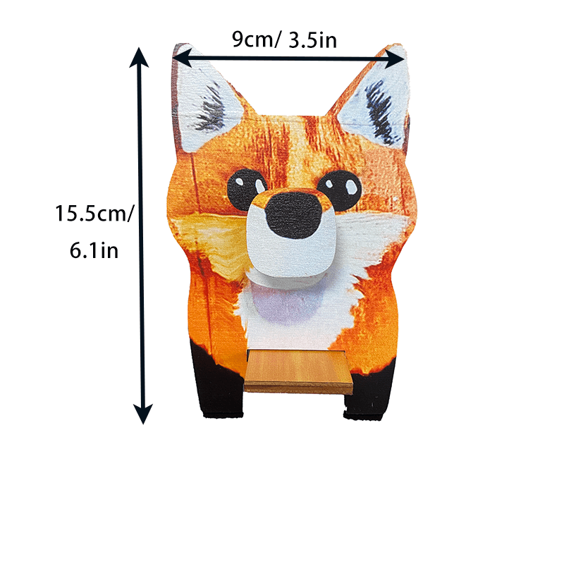 Fox Sloth Glasses Display Rack Wooden Eyeglasses Sunglasses Stand Holder
