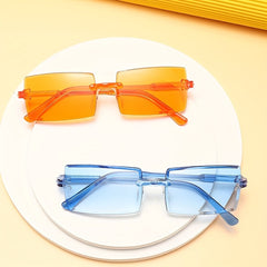 Photochromic Rimless Sunglasses UV400
