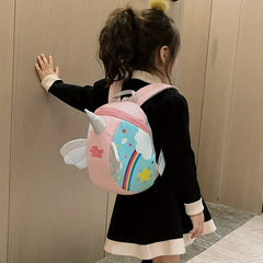 Children's Unicorn Backpack Travel Bag Lightweight Kindergarten School Bag