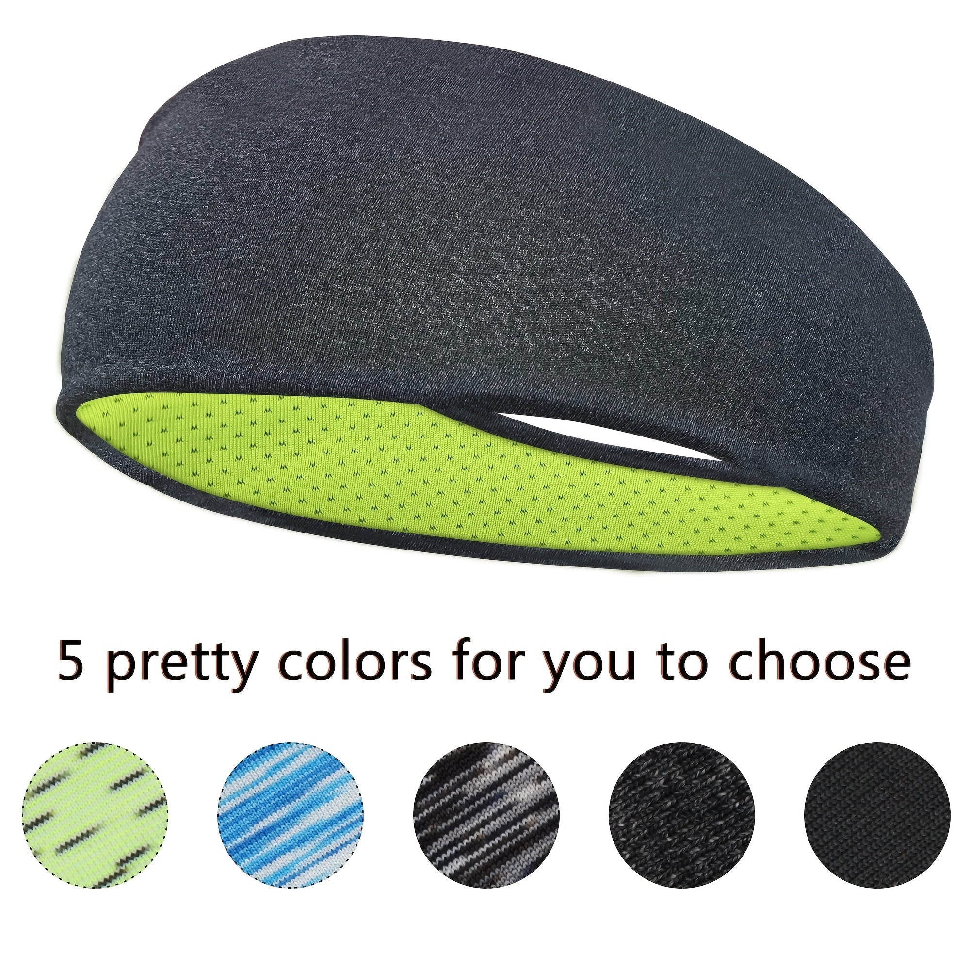 3pcs Men's Sports Headbands Breathable Mesh Sweat Bands