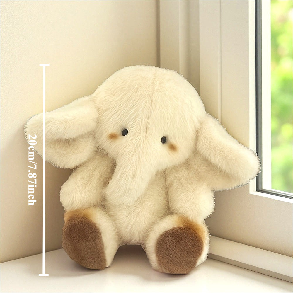 Cream Elephant Plush Toy - Perfect Holiday Gift for Kids