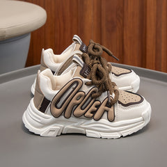 Girls' Casual Low Top Sneakers Non-slip Running Shoes