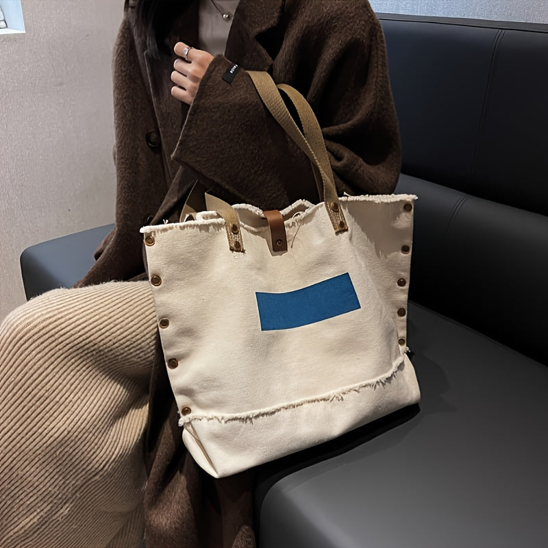 Large Capacity Canvas Shoulder Tote Bag Handbag