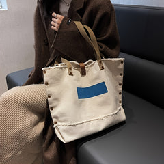 Large Capacity Canvas Shoulder Tote Bag Handbag