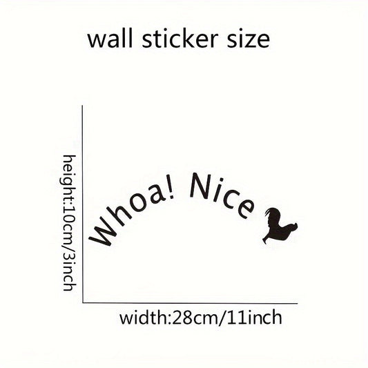 4pcs DIY Cartoon Expression Wall Stickers Bathroom Home Decor