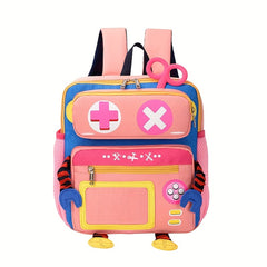 Kids Cartoon Robot Backpack Large Capacity School Bag