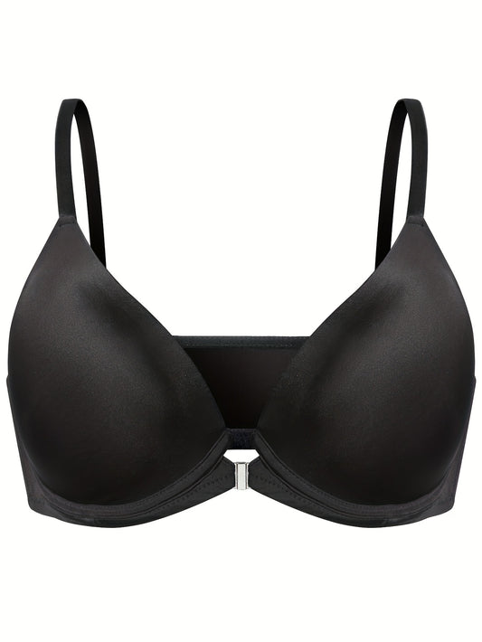 Sexy Front Closure Plus Size Bra Underwire Molded Cup