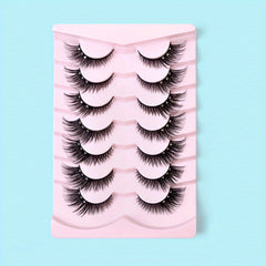 Bejeweled Full Strip False Eyelashes Natural Volume Curly Makeup Lash Extension