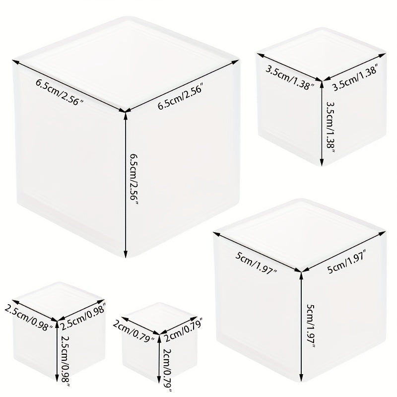 Epoxy Resin Cube Silicone Mold for DIY Craft
